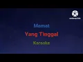Yang tinggal - Mamat  Karaoke