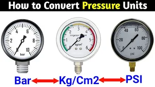 Pressure Unit Conversion How to Convert Bar to PSI PSI to Kpa Bar to