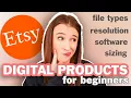 HOW TO CREATE AND SELL ETSY DIGITAL PRODUCTS How to sell digital products on Etsy for beginners