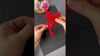 فكرة حلوة للتزيين بالورق 