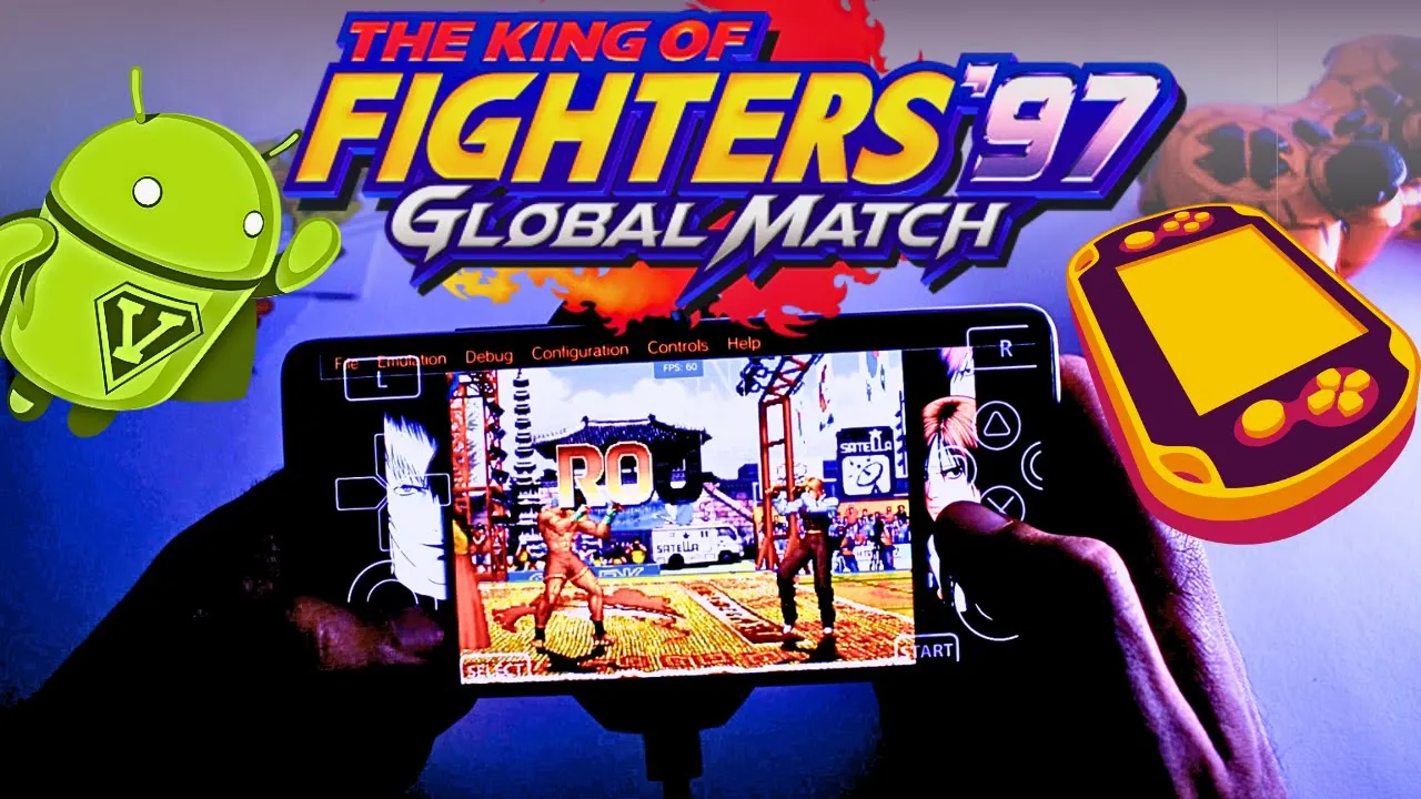 لعبة The King of Fighters 97 Global Match لنظام Android - محاكي PS Vita لنظام Android (إصدار 2023)