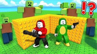 BUILDING The SAFEST BASE to Survive in Roblox
