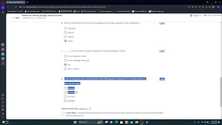 Module quiz Modules packages libraries and tools Coursera Programming in Python