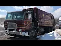 A J Blosenski Autocar ACX McNeilus Split Body Rearloader