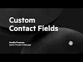 How to use the custom contact fields feature in Karbon