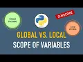 Python for Beginners 23 Variable Scope in Python Global vs Local Variable