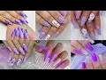 Fabulous Purple Nails Design Cute Purple Nails Art ideas 2024