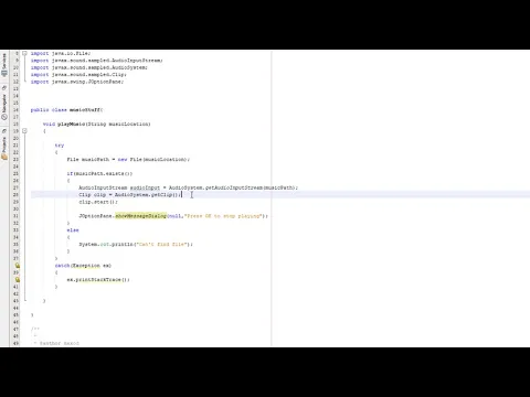 Download MP3 How to Play, Loop, Pause and Stop Music in Java