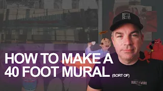 How To Make A Cheap 40ft Mural at Kinko Office