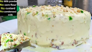 💕12 मिनट मे No milk powder, No corn flour, No custard Rajbhog Ice Cream 😛