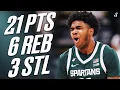Jase Richardson Drops 21 PTS At Rival Michigan Full Highlights 2 21 2025