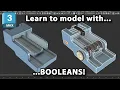 Intro to Boolean Modeling in 3ds Max