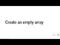 How to Create Empty Numpy array