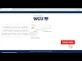 WGU Student Portal Login Western Governors University Sign In wgu edu Login