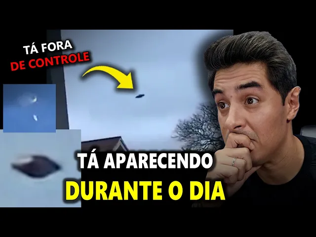 TÁ FORA DE CONTROLE - OVNIs APARECEM EM PLENA LUZ DO DIA!