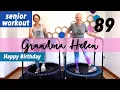Download Lagu 10 Minute SENIOR Rebounder Workout with 89 Year Old Grandma Helen