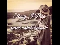 Lagu surat untuk kekasih-Tomy J Pisa