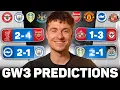 Download Lagu GW3 Premier League Predictions: Sunderland, Leeds, Villa, Everton \u0026 Forest Controversial Picks!?