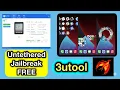 FREE Untethered Jailbreak iPad 3 by 3utool