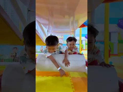 One two three start😅 Funny baby twins kalau kalah tidak boleh marah😝😄 #fyp #shorts #funny