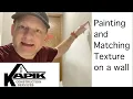 Matching Drywall Sand Texture with Paint