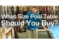 What Size Pool Table Should You Buy
