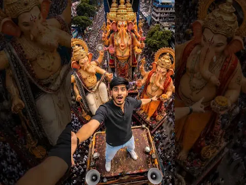 Top 5 Biggest Ganesh pandal of India😱. #shorts