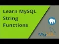 Learning MySQL - String Functions