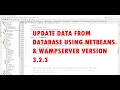 Java Connect to WampServer Version 3 2 3 Update Data from Database SQL Using Netbeans IDE 8 2