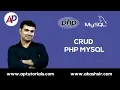 CRUD PHP MYSQL Insert Display Delete Edit PHP Mysql