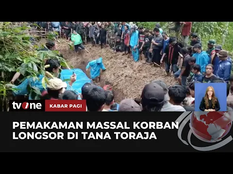 10 Jenazah Korban Longsor Dimakamkan Massal