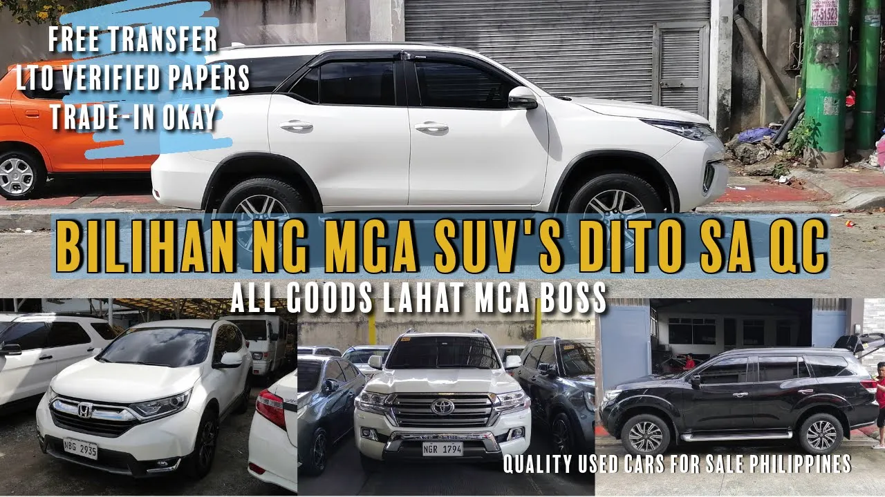 Quality Used Cars for sale Philippines - Bilihan ng SUV's Dito sa QC ALL Goods SUV For Sale