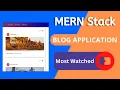 BLOG App With MERN Stack Learn MERN Stack From Beginner To Advanced MERN Stack Blog Project