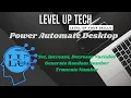 Power Automate Desktop - Set Variable Generate Random Number Truncate Number
