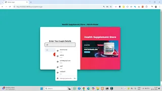 Health Supplement Store - Python Django Project Source Code