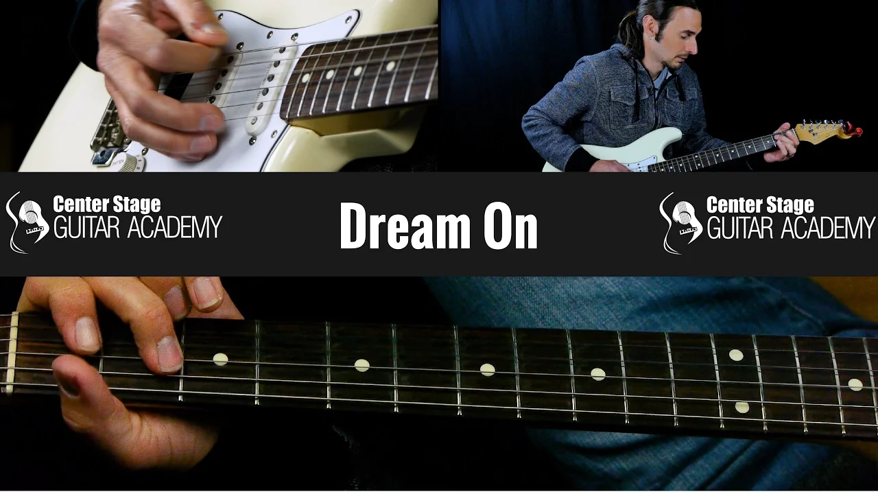 How To Play Dream On by Aerosmith Complete with Solo Guitar Lesson How To Play Dream On by Aerosmith Complete with Solo Guitar Lesson