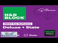 H R Block Tax Software Deluxe State 2022 with Refund Bonus Offer Review