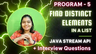 Boost Your Java Skills Stream API Secrets Distinct Elements Interview Insights