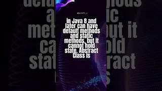 Abstract Class and Interface in Java