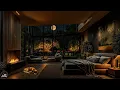 Download Lagu Soothing Jazz Music To Dispel Fatigue – Calm Jazz In A Bedroom With A Romantic Garden View At Night