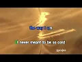 Cold - Crossfade | Karaoke Version | KaraFun