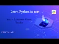 Learn Python in Arabic Exercises About Tuples