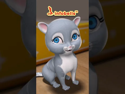 குட்டிப் பூனை வீட்டிலே - Funny Cat Videos | Tamil Rhymes & Kids Songs | Infobells #catvideos