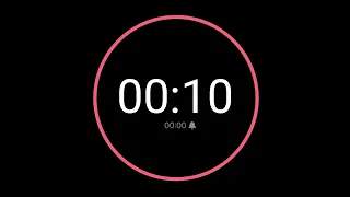 10 Second Countdown Timer iPhone Timer Style