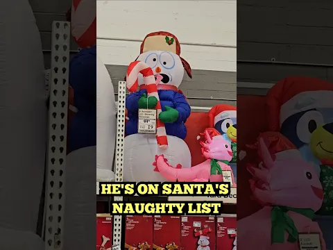 HE'S ON SANTA'S NAUGHTY LIST