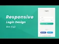 Login Form Design HTML CSS Tutorial