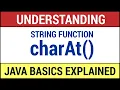 Java String Function - charAt Explained in Details with Example
