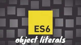 ES6 object literals