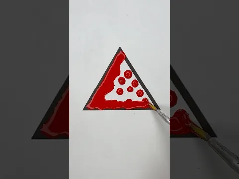 DIY Satisfying 🤩 Art for Colour mixing ❤️🩵🩷#youtubeshorts #viralshorts #satisfying