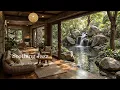 Soothing Jazz In Refresh Nature Ambience Calm Jazz Music With Waterfall Sound For Deep Relaxati